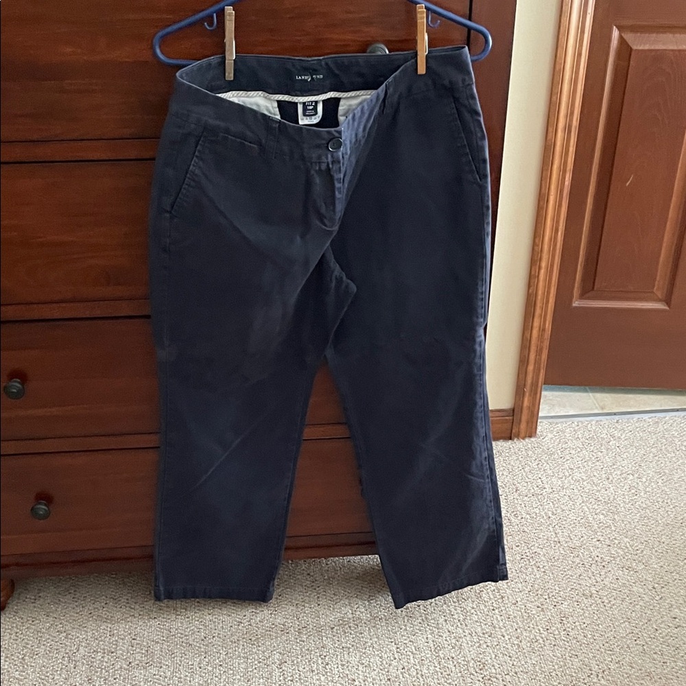 4/$15 Lands' End Women's Navy Trousers